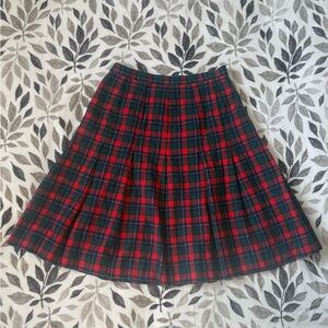 Pendleton Vintage Plaid Skirt 100% Wool